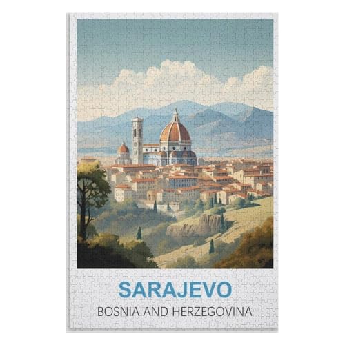 Wohnkultur Geburtstag ,Challenging Games Moderne Lernspiel Stress Relief ,1000 StüCk,Sarajevo Bosnien und Herzegowina,Lernspielzeug FüR Kinder 52x38 Papier Puzzle,AA-1411 Wohnkultur Geburtstag ,Challenging Games Moderne Lernspiel Stress Relief ,1000 StüCk,Sarajevo Bosnien und Herzegowina,Lernspielzeug FüR Kinder 52x38 Papier Puzzle,AA-1411 von XJUfW