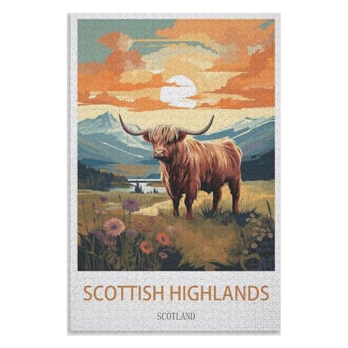 Wohnkultur Geburtstag ,Challenging Games Moderne Lernspiel Stress Relief ,1000 StüCk,Schottische Highlands Schottland,Lernspielzeug FüR Kinder 38x26,Papier Puzzle,AA-779 Wohnkultur Geburtstag ,Challenging Games Moderne Lernspiel Stress Relief ,1000 StüCk,Schottische Highlands Schottland,Lernspielzeug FüR Kinder 38x26,Papier Puzzle,AA-779 von XJUfW