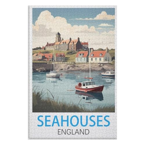 Wohnkultur Geburtstag ,Challenging Games Moderne Lernspiel Stress Relief ,1000 StüCk,Seahouses England,Lernspielzeug FüR Kinder 75x50,Holz Puzzle,AA-1299 Wohnkultur Geburtstag ,Challenging Games Moderne Lernspiel Stress Relief ,1000 StüCk,Seahouses England,Lernspielzeug FüR Kinder 75x50,Holz Puzzle,AA-1299 von XJUfW