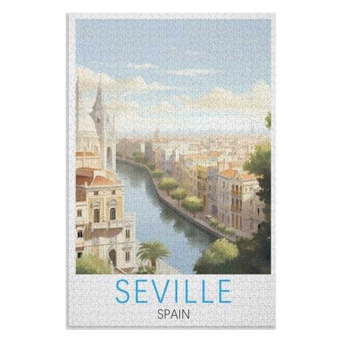 Wohnkultur Geburtstag ,Challenging Games Moderne Lernspiel Stress Relief ,1000 StüCk,Sevilla Spanien,Lernspielzeug FüR Kinder 38x26,Papier Puzzle,AA-403 Wohnkultur Geburtstag ,Challenging Games Moderne Lernspiel Stress Relief ,1000 StüCk,Sevilla Spanien,Lernspielzeug FüR Kinder 38x26,Papier Puzzle,AA-403 von XJUfW
