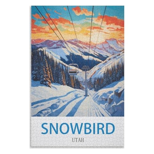 Wohnkultur Geburtstag ,Challenging Games Moderne Lernspiel Stress Relief ,1000 StüCk,Snowbird Utah,Lernspielzeug FüR Kinder 70x50,Papier Puzzle,AA-735 Wohnkultur Geburtstag ,Challenging Games Moderne Lernspiel Stress Relief ,1000 StüCk,Snowbird Utah,Lernspielzeug FüR Kinder 70x50,Papier Puzzle,AA-735 von XJUfW