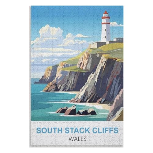 Wohnkultur Geburtstag ,Challenging Games Moderne Lernspiel Stress Relief ,1000 StüCk,South Stack Cliffs Wales,Lernspielzeug FüR Kinder 52x38 Papier Puzzle,AA-1127 Wohnkultur Geburtstag ,Challenging Games Moderne Lernspiel Stress Relief ,1000 StüCk,South Stack Cliffs Wales,Lernspielzeug FüR Kinder 52x38 Papier Puzzle,AA-1127 von XJUfW