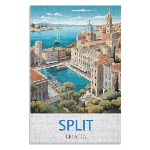 Wohnkultur Geburtstag ,Challenging Games Moderne Lernspiel Stress Relief ,1000 StüCk,Split Kroatien,Lernspielzeug FüR Kinder 38x26,Papier Puzzle,AA-659 Wohnkultur Geburtstag ,Challenging Games Moderne Lernspiel Stress Relief ,1000 StüCk,Split Kroatien,Lernspielzeug FüR Kinder 38x26,Papier Puzzle,AA-659 von XJUfW