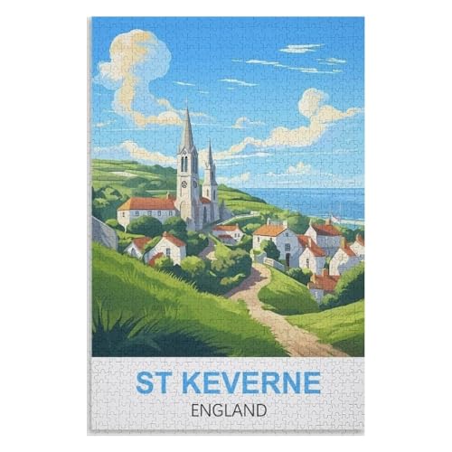 Wohnkultur Geburtstag ,Challenging Games Moderne Lernspiel Stress Relief ,1000 StüCk,St Keverne England,Lernspielzeug FüR Kinder 52x38 Papier Puzzle,AA-1191 Wohnkultur Geburtstag ,Challenging Games Moderne Lernspiel Stress Relief ,1000 StüCk,St Keverne England,Lernspielzeug FüR Kinder 52x38 Papier Puzzle,AA-1191 von XJUfW