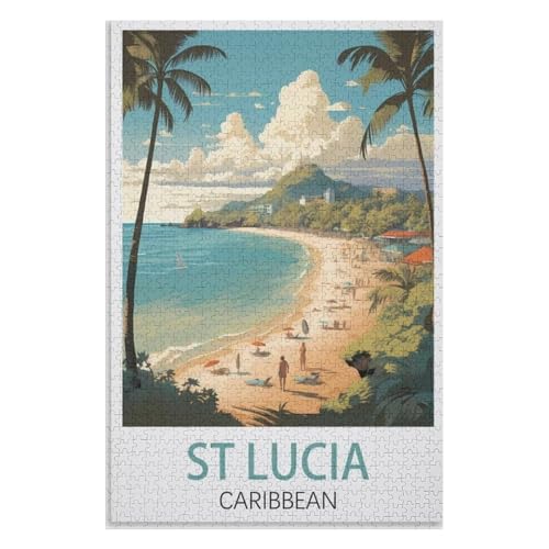 Wohnkultur Geburtstag ,Challenging Games Moderne Lernspiel Stress Relief ,1000 StüCk,St. Lucia Karibik,Lernspielzeug FüR Kinder 38x26,Papier Puzzle,AA-795 Wohnkultur Geburtstag ,Challenging Games Moderne Lernspiel Stress Relief ,1000 StüCk,St. Lucia Karibik,Lernspielzeug FüR Kinder 38x26,Papier Puzzle,AA-795 von XJUfW
