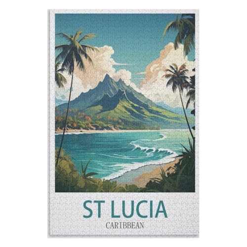 Wohnkultur Geburtstag ,Challenging Games Moderne Lernspiel Stress Relief ,1000 StüCk,St. Lucia Karibik,Lernspielzeug FüR Kinder 70x50,Papier Puzzle,AA-791 Wohnkultur Geburtstag ,Challenging Games Moderne Lernspiel Stress Relief ,1000 StüCk,St. Lucia Karibik,Lernspielzeug FüR Kinder 70x50,Papier Puzzle,AA-791 von XJUfW