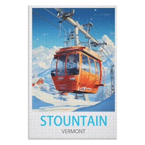 Wohnkultur Geburtstag ,Challenging Games Moderne Lernspiel Stress Relief ,1000 StüCk,Stountain Vermont,Lernspielzeug FüR Kinder 70x50,Papier Puzzle,AA-387 Wohnkultur Geburtstag ,Challenging Games Moderne Lernspiel Stress Relief ,1000 StüCk,Stountain Vermont,Lernspielzeug FüR Kinder 70x50,Papier Puzzle,AA-387 von XJUfW