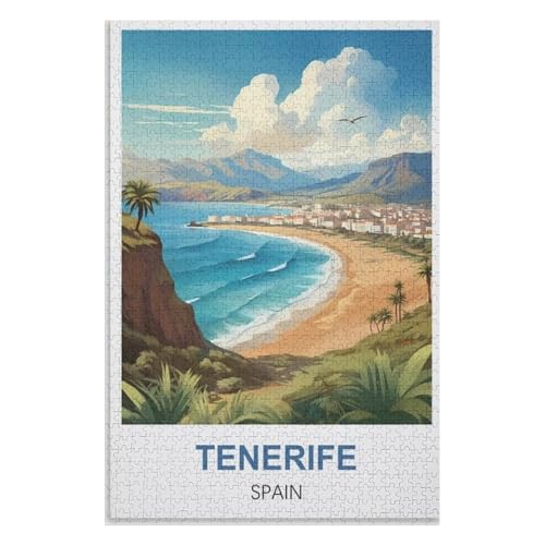 Wohnkultur Geburtstag ,Challenging Games Moderne Lernspiel Stress Relief ,1000 StüCk,Teneriffa Spanien,Lernspielzeug FüR Kinder 38x26,Papier Puzzle,AA-1007 Wohnkultur Geburtstag ,Challenging Games Moderne Lernspiel Stress Relief ,1000 StüCk,Teneriffa Spanien,Lernspielzeug FüR Kinder 38x26,Papier Puzzle,AA-1007 von XJUfW