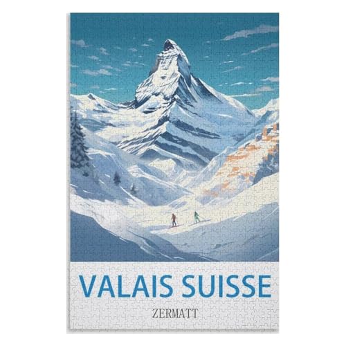 Wohnkultur Geburtstag ,Challenging Games Moderne Lernspiel Stress Relief ,1000 StüCk,Wallis Schweiz Zermatt,Lernspielzeug FüR Kinder 52x38 Papier Puzzle,AA-651 Wohnkultur Geburtstag ,Challenging Games Moderne Lernspiel Stress Relief ,1000 StüCk,Wallis Schweiz Zermatt,Lernspielzeug FüR Kinder 52x38 Papier Puzzle,AA-651 von XJUfW