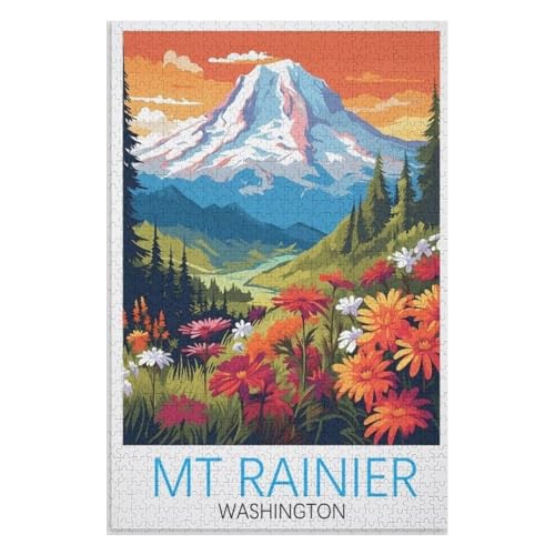 Wohnkultur Geburtstag ,Challenging Games Moderne Lernspiel Stress Relief ,1000 StüCk,Washington Mount Rainier,Lernspielzeug FüR Kinder 38x26,Papier Puzzle,AA-431 Wohnkultur Geburtstag ,Challenging Games Moderne Lernspiel Stress Relief ,1000 StüCk,Washington Mount Rainier,Lernspielzeug FüR Kinder 38x26,Papier Puzzle,AA-431 von XJUfW