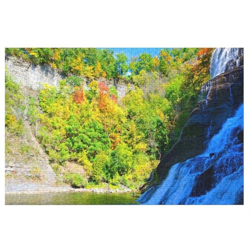 Wohnkultur Geburtstag ,Challenging Games Moderne Lernspiel Stress Relief ,1000 StüCk,Waterfall Trees, ,Lernspielzeug FüR Kinder 52x38 Papier Puzzle Wohnkultur Geburtstag ,Challenging Games Moderne Lernspiel Stress Relief ,1000 StüCk,Waterfall Trees, ,Lernspielzeug FüR Kinder 52x38 Papier Puzzle von XJUfW