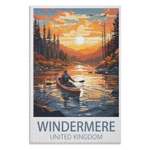 Wohnkultur Geburtstag ,Challenging Games Moderne Lernspiel Stress Relief ,1000 StüCk,Windermere,Lernspielzeug FüR Kinder 70x50,Papier Puzzle,AA-867 Wohnkultur Geburtstag ,Challenging Games Moderne Lernspiel Stress Relief ,1000 StüCk,Windermere,Lernspielzeug FüR Kinder 70x50,Papier Puzzle,AA-867 von XJUfW