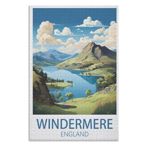 Wohnkultur Geburtstag ,Challenging Games Moderne Lernspiel Stress Relief ,1000 StüCk,Windermere England,Lernspielzeug FüR Kinder 52x38 Papier Puzzle,AA-859 Wohnkultur Geburtstag ,Challenging Games Moderne Lernspiel Stress Relief ,1000 StüCk,Windermere England,Lernspielzeug FüR Kinder 52x38 Papier Puzzle,AA-859 von XJUfW