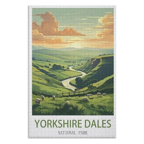 Wohnkultur Geburtstag ,Challenging Games Moderne Lernspiel Stress Relief ,1000 StüCk,Yorkshire Dales Nationalpark,Lernspielzeug FüR Kinder 38x26,Papier Puzzle,AA-951 Wohnkultur Geburtstag ,Challenging Games Moderne Lernspiel Stress Relief ,1000 StüCk,Yorkshire Dales Nationalpark,Lernspielzeug FüR Kinder 38x26,Papier Puzzle,AA-951 von XJUfW