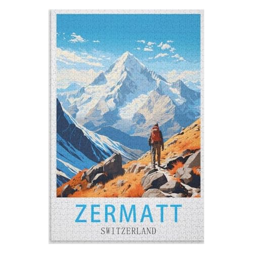 Wohnkultur Geburtstag ,Challenging Games Moderne Lernspiel Stress Relief ,1000 StüCk,Zermatt Schweiz,Lernspielzeug FüR Kinder 38x26,Papier Puzzle,AA-255 Wohnkultur Geburtstag ,Challenging Games Moderne Lernspiel Stress Relief ,1000 StüCk,Zermatt Schweiz,Lernspielzeug FüR Kinder 38x26,Papier Puzzle,AA-255 von XJUfW