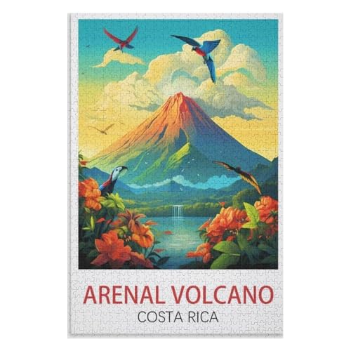 für Familie Freunde Dekorativ,1000 StüCk,Arenal Vulkan Costa Rica,Lernspielzeug FüR Kinder 75x50,Holz Puzzle,AA-6 für Familie Freunde Dekorativ,1000 StüCk,Arenal Vulkan Costa Rica,Lernspielzeug FüR Kinder 75x50,Holz Puzzle,AA-6 von XJUfW