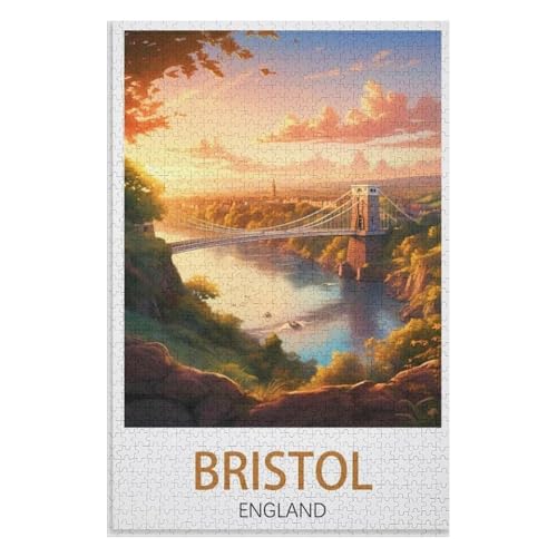 für Familie Freunde Dekorativ,1000 StüCk,Bristol England,Lernspielzeug FüR Kinder 38x26,Papier Puzzle,AA-266 für Familie Freunde Dekorativ,1000 StüCk,Bristol England,Lernspielzeug FüR Kinder 38x26,Papier Puzzle,AA-266 von XJUfW