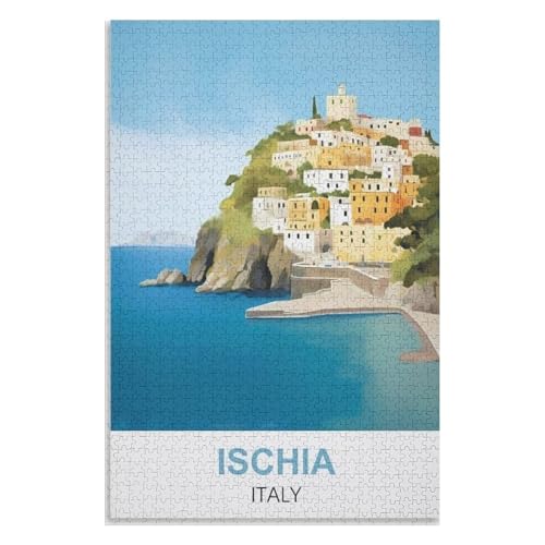 für Familie Freunde Dekorativ,1000 StüCk,Ischia Italien,Lernspielzeug FüR Kinder 52x38 Papier Puzzle,AA-1102 für Familie Freunde Dekorativ,1000 StüCk,Ischia Italien,Lernspielzeug FüR Kinder 52x38 Papier Puzzle,AA-1102 von XJUfW