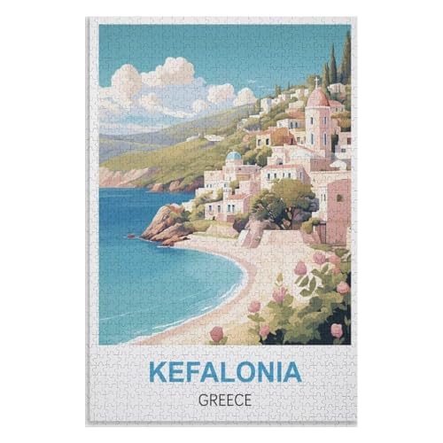 für Familie Freunde Dekorativ,1000 StüCk,Kefalonia Griechenland,Lernspielzeug FüR Kinder 75x50,Holz Puzzle,AA-1050 für Familie Freunde Dekorativ,1000 StüCk,Kefalonia Griechenland,Lernspielzeug FüR Kinder 75x50,Holz Puzzle,AA-1050 von XJUfW