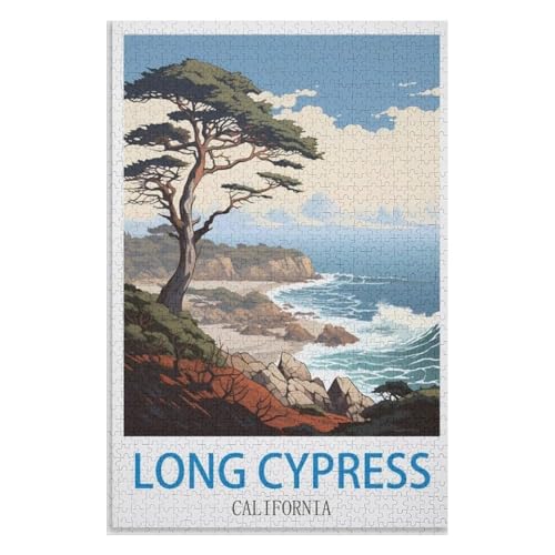 für Familie Freunde Dekorativ,1000 StüCk,Long Cypress Kalifornien,Lernspielzeug FüR Kinder 70x50,Papier Puzzle,AA-726 für Familie Freunde Dekorativ,1000 StüCk,Long Cypress Kalifornien,Lernspielzeug FüR Kinder 70x50,Papier Puzzle,AA-726 von XJUfW