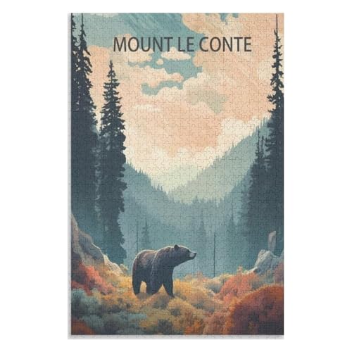 für Familie Freunde Dekorativ,1000 StüCk,Mount Le Conte Tennessee,Lernspielzeug FüR Kinder 70x50,Papier Puzzle,AA-458 für Familie Freunde Dekorativ,1000 StüCk,Mount Le Conte Tennessee,Lernspielzeug FüR Kinder 70x50,Papier Puzzle,AA-458 von XJUfW