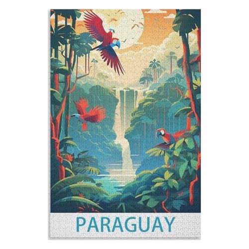 für Familie Freunde Dekorativ,1000 StüCk,Paraguay,Lernspielzeug FüR Kinder 38x26,Papier Puzzle,AA-434 für Familie Freunde Dekorativ,1000 StüCk,Paraguay,Lernspielzeug FüR Kinder 38x26,Papier Puzzle,AA-434 von XJUfW