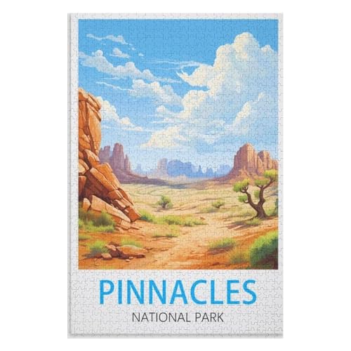 für Familie Freunde Dekorativ,1000 StüCk,Pinnacles Nationalpark,Lernspielzeug FüR Kinder 38x26,Papier Puzzle,AA-270 für Familie Freunde Dekorativ,1000 StüCk,Pinnacles Nationalpark,Lernspielzeug FüR Kinder 38x26,Papier Puzzle,AA-270 von XJUfW