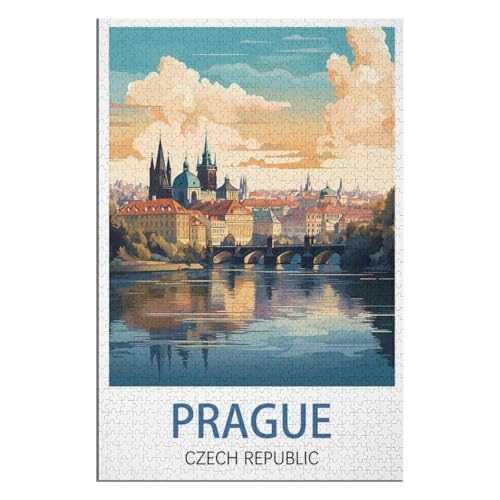 für Familie Freunde Dekorativ,1000 StüCk,Prag Tschechien,Lernspielzeug FüR Kinder 38x26,Papier Puzzle,AA-994 für Familie Freunde Dekorativ,1000 StüCk,Prag Tschechien,Lernspielzeug FüR Kinder 38x26,Papier Puzzle,AA-994 von XJUfW