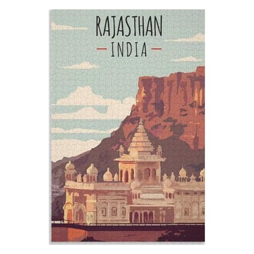 für Familie Freunde Dekorativ,1000 StüCk,Rajasthan Indien,Lernspielzeug FüR Kinder 70x50,Papier Puzzle,AA-498 für Familie Freunde Dekorativ,1000 StüCk,Rajasthan Indien,Lernspielzeug FüR Kinder 70x50,Papier Puzzle,AA-498 von XJUfW