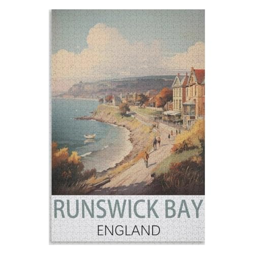 für Familie Freunde Dekorativ,1000 StüCk,Runswick Bay England,Lernspielzeug FüR Kinder 38x26,Papier Puzzle,AA-1238 für Familie Freunde Dekorativ,1000 StüCk,Runswick Bay England,Lernspielzeug FüR Kinder 38x26,Papier Puzzle,AA-1238 von XJUfW