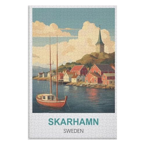 für Familie Freunde Dekorativ,1000 StüCk,Skärhamn Schweden,Lernspielzeug FüR Kinder 38x26,Papier Puzzle,AA-1122 für Familie Freunde Dekorativ,1000 StüCk,Skärhamn Schweden,Lernspielzeug FüR Kinder 38x26,Papier Puzzle,AA-1122 von XJUfW