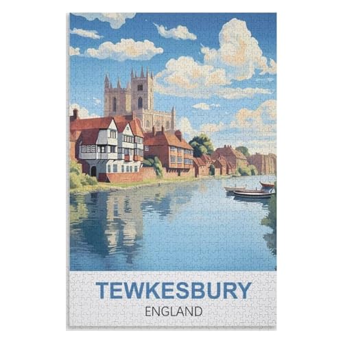 für Familie Freunde Dekorativ,1000 StüCk,Tewkesbury England,Lernspielzeug FüR Kinder 70x50,Papier Puzzle,AA-1030 für Familie Freunde Dekorativ,1000 StüCk,Tewkesbury England,Lernspielzeug FüR Kinder 70x50,Papier Puzzle,AA-1030 von XJUfW