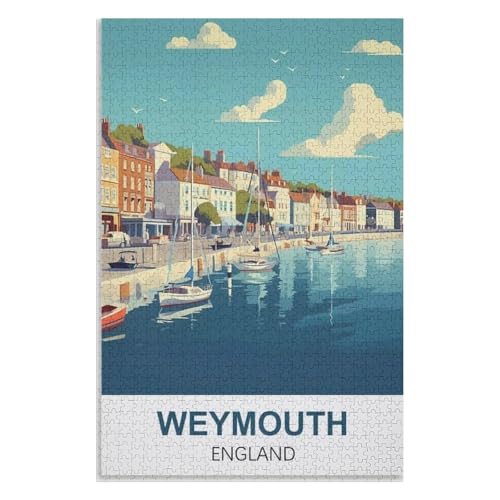 für Familie Freunde Dekorativ,1000 StüCk,Weymouth England,Lernspielzeug FüR Kinder 38x26,Papier Puzzle,AA-1038 für Familie Freunde Dekorativ,1000 StüCk,Weymouth England,Lernspielzeug FüR Kinder 38x26,Papier Puzzle,AA-1038 von XJUfW