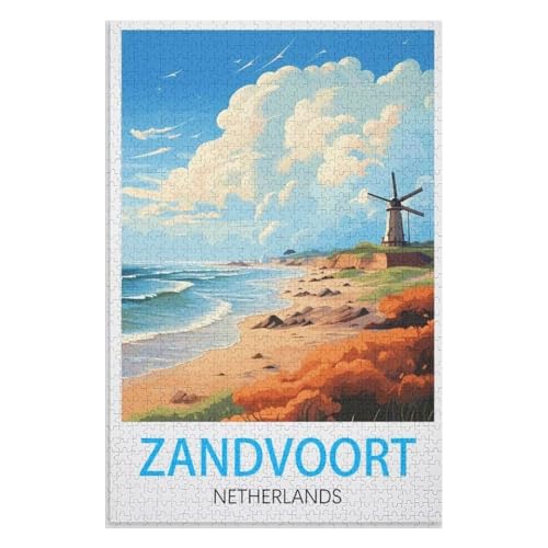 für Familie Freunde Dekorativ,1000 StüCk,Zandvoort Niederlande,Lernspielzeug FüR Kinder 38x26,Papier Puzzle,AA-354 für Familie Freunde Dekorativ,1000 StüCk,Zandvoort Niederlande,Lernspielzeug FüR Kinder 38x26,Papier Puzzle,AA-354 von XJUfW