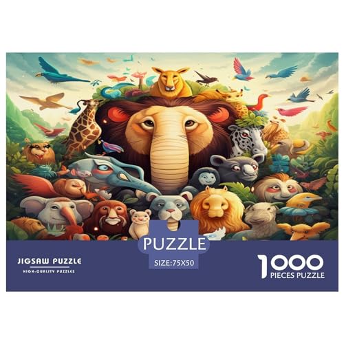 1000-teiliges Holzpuzzle, künstlerisches Erkundungspuzzle, Heimwanddekoration, Lernspielzeug, Geschenk für Familienspiel, 1000 Stück (75 x 50 cm) von XJmoney