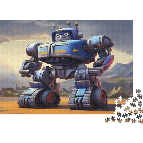 1000-teiliges Puzzle, mechanische Person, für Erwachsene, Kinder, Holzpuzzle, Lernspielzeug, 1000 Teile (75 x 50 cm) von XJmoney