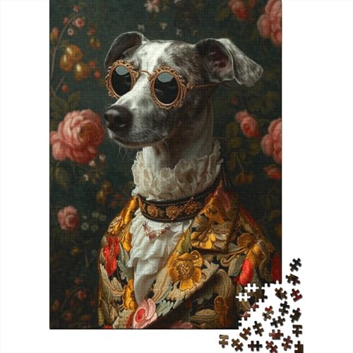 Anti-Stress-Puzzle, Gentleman-Hund, 100% recycelter Karton, für Kinder und Erwachsene ab 12 Jahren, Halloween-Geschenke, 38 x 26 cm/1000 Teile Anti-Stress-Puzzle, Gentleman-Hund, 100% recycelter Karton, für Kinder und Erwachsene ab 12 Jahren, Halloween-Geschenke, 38 x 26 cm/1000 Teile von XJmoney