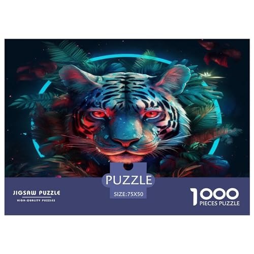 Art_Colourful 1000-teiliges Puzzle für Erwachsene – Puzzles für Teenager – Geschenke – Holzpuzzles – Entspannungspuzzlespiele – Denksport-Puzzle 1000 Teile (75 x 50 cm) von XJmoney