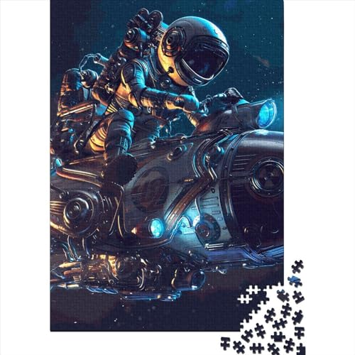 Astronaut-Puzzle, Rakete, freundliche Materialien, rechteckiges Papierpuzzle für Jungen oder Mädchen, 70 x 50 cm, 1000 Stück von XJmoney
