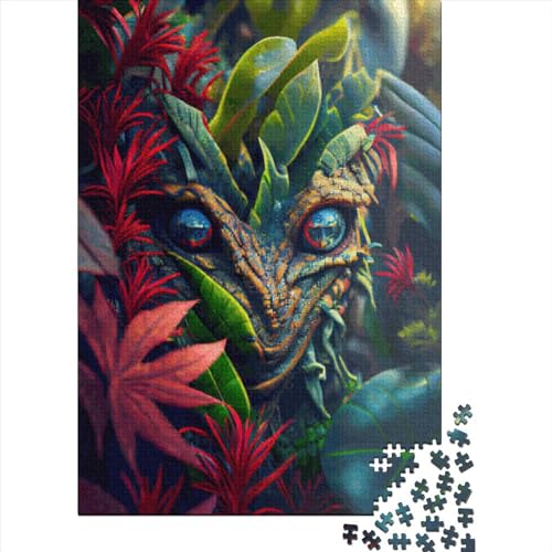 Außerirdisches Puzzle des Waldes schwierig schwierig 100% recycelter Karton Puzzle für Kinder und Erwachsene ab 12 Jahren Geburtstagsgeschenk 70x50cm/1000 Teile von XJmoney