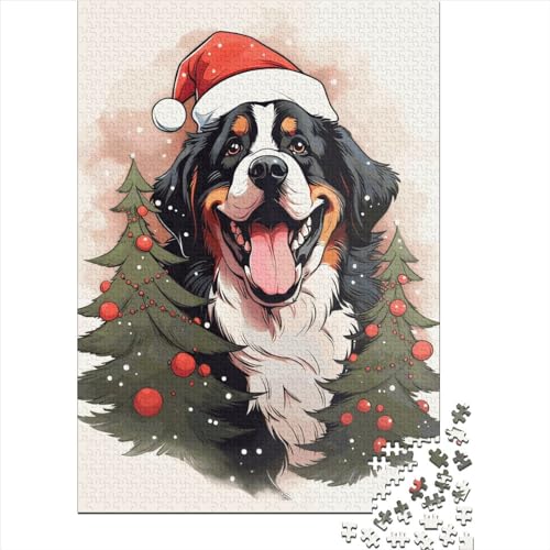 Beagle Weihnachtspuzzle 100% recycelter Karton Puzzle aus 100% recyceltem Karton für Erwachsene und Kinder Geschenke zum Kindertag 70x50cm/1000 Teile von XJmoney
