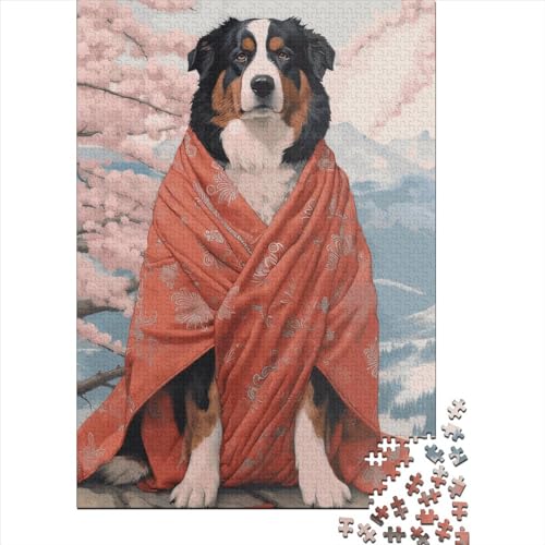 Berner Berggeisha-Puzzle, die sich perfekt zusammenstecken, hochwertiges Karton-Puzzle für Kinder und Erwachsene ab 12 Jahren, Halloween-Geschenke 38 x 26 cm / 1000 Teile von XJmoney