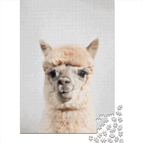 Buntes Alpaka-Puzzle, rechteckig, aus Papier, bunt, für Frauen und Männer, Geburtstagsgeschenk, 70 x 50 cm, 1000 Stück Buntes Alpaka-Puzzle, rechteckig, aus Papier, bunt, für Frauen und Männer, Geburtstagsgeschenk, 70 x 50 cm, 1000 Stück von XJmoney