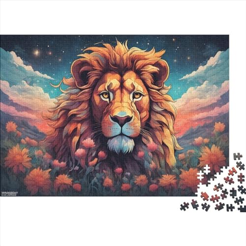 Holzpuzzle 1000 Teile, kreatives rechteckiges Puzzle, tolles Puzzle für Erwachsene, 1000 Teile (75 x 50 cm) von XJmoney