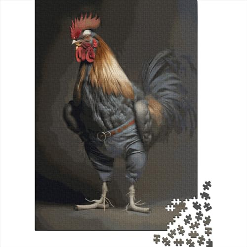 Hühner- und Hahn-Puzzle, die sich perfekt zusammenstecken, hochwertiges Karton-Puzzle für Kinder und Erwachsene ab 12 Jahren, Halloween-Geschenke 70 x 50 cm/1000 Stück Hühner- und Hahn-Puzzle, die sich perfekt zusammenstecken, hochwertiges Karton-Puzzle für Kinder und Erwachsene ab 12 Jahren, Halloween-Geschenke 70 x 50 cm/1000 Stück von XJmoney