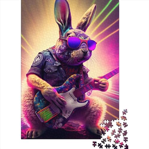 Kaninchen Gitarre Tier 1 Puzzle Dekompression Spielzeug 100% recycelter Karton Puzzle für Erwachsene Kinder Halloween Geschenke 70 x 50 cm / 1000 Stück Kaninchen Gitarre Tier 1 Puzzle Dekompression Spielzeug 100% recycelter Karton Puzzle für Erwachsene Kinder Halloween Geschenke 70 x 50 cm / 1000 Stück von XJmoney