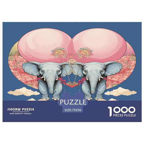Love 1000-teiliges Puzzle für Erwachsene, kreatives rechteckiges Puzzle, Holzpuzzle, Puzzle, Geschenk für Freunde, Familie, 1000 Stück (75 x 50 cm) von XJmoney