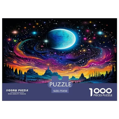 New_Moon Puzzles 1000 Teile für Erwachsene, Puzzles für Erwachsene 1000 Teile, Puzzle, Lernspiele, 1000 Teile (75 x 50 cm) von XJmoney