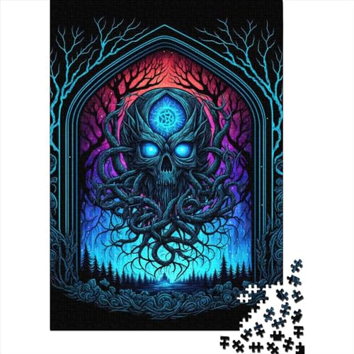 Providence Puzzle Decompression Toys Puzzle aus 100% recyceltem Karton für Kinder Erwachsene Halloween-Geschenke 38 x 26 cm / 1000 Stück von XJmoney