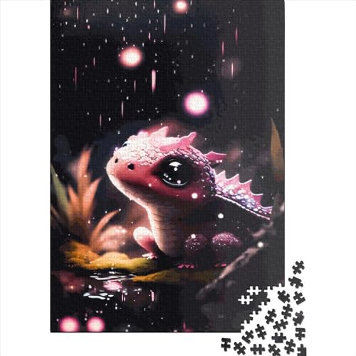 Puzzle Baby Dragon Decompression Toys Puzzle aus 100% recyceltem Karton für Kinder Erwachsene Halloween-Geschenke 38 x 26 cm / 1000 Teile von XJmoney